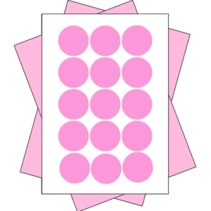 5cm - 15 Stickers