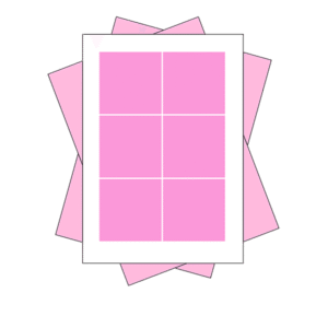 8cm - 6 Stickers